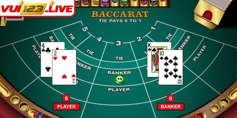 Cách đặt cược Baccarat online