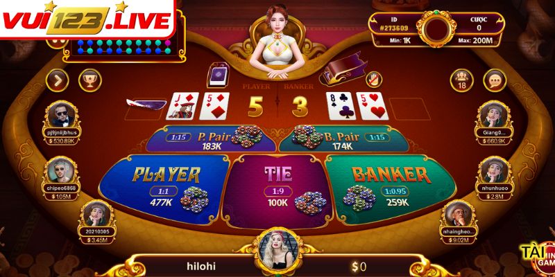 Baccarat online VUI123 là gì?
