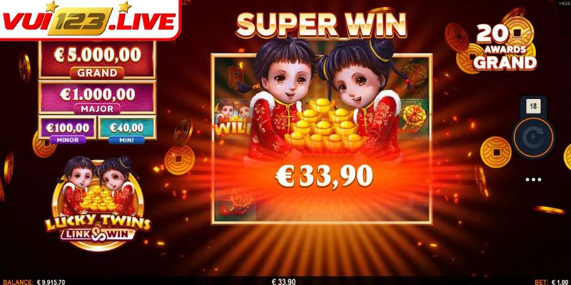 Tổng quan về Nổ hũ Lucky Twins VUI123

