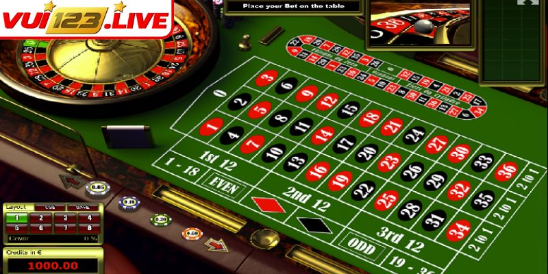 Chọn bàn chơi Roulette online VUI123 phù hợp