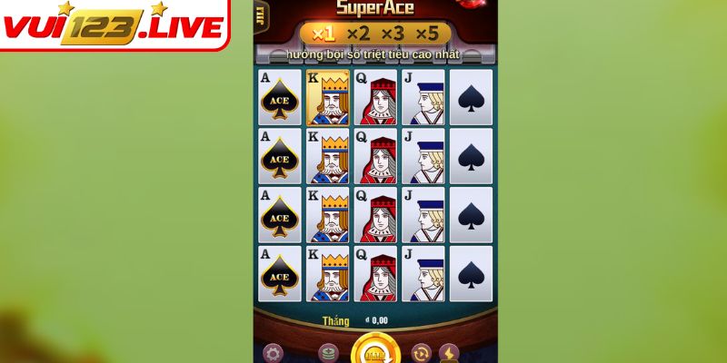 Super ACE nổ hũ VUI123 – Trải Nghiệm Slot Đổi Thưởng Hấp Dẫn 3 Lựa chọn thời điểm vàng để săn jackpot